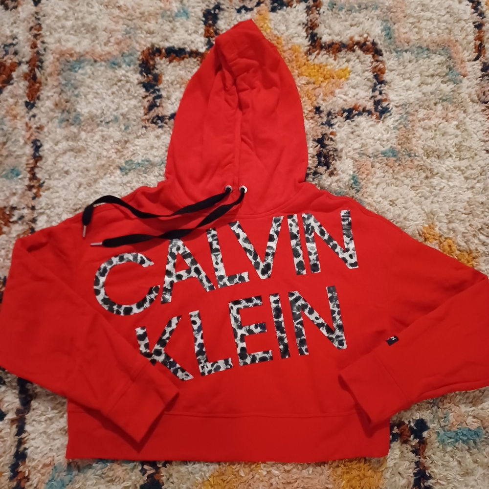 Calvin Klein Performance Cropped Hoodie • NWOT